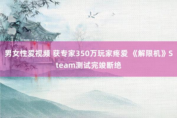 男女性爱视频 获专家350万玩家疼爱 《解限机》Steam测试完竣断绝