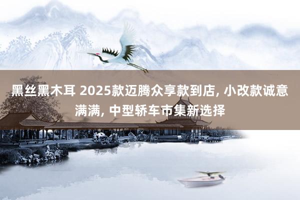 黑丝黑木耳 2025款迈腾众享款到店, 小改款诚意满满, 中型轿车市集新选择