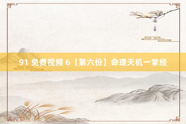 91 免费视频 6【第六份】命理天机一掌经