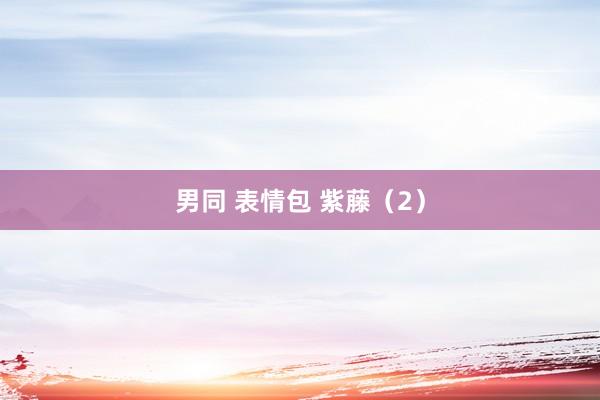男同 表情包 紫藤（2）